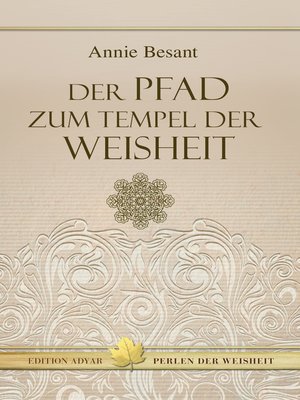 cover image of Der Pfad zum Tempel der Weisheit